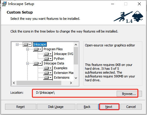 Inkscape v1.4官方正式版安装图文教程