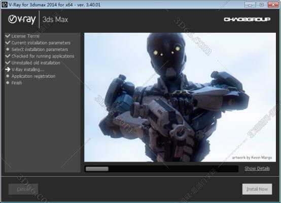 VRay3.4【VR3.4渲染器】vray3.4 for 3dmax2014中/英文双语切换（64位）官方破解版安装图文教程