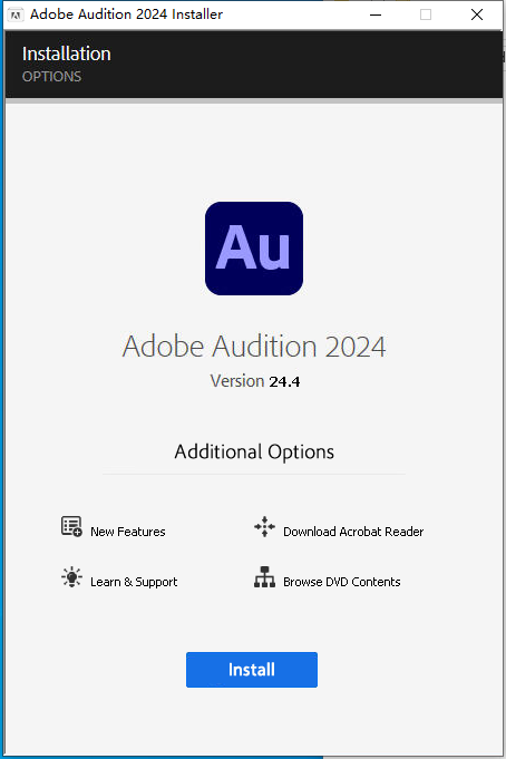 Au 2024 v24.4.0[Adobe Audition音频软件下载]中文破解版安装图文教程