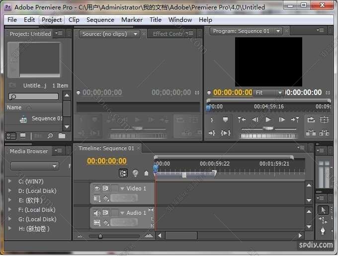 Adobe Premiere pro Cs4【Pr Cs4】简体中文绿色破解版