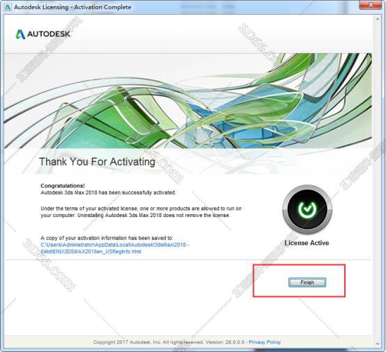 Autodesk 3dsmax2018官方中文破解版安装图文教程