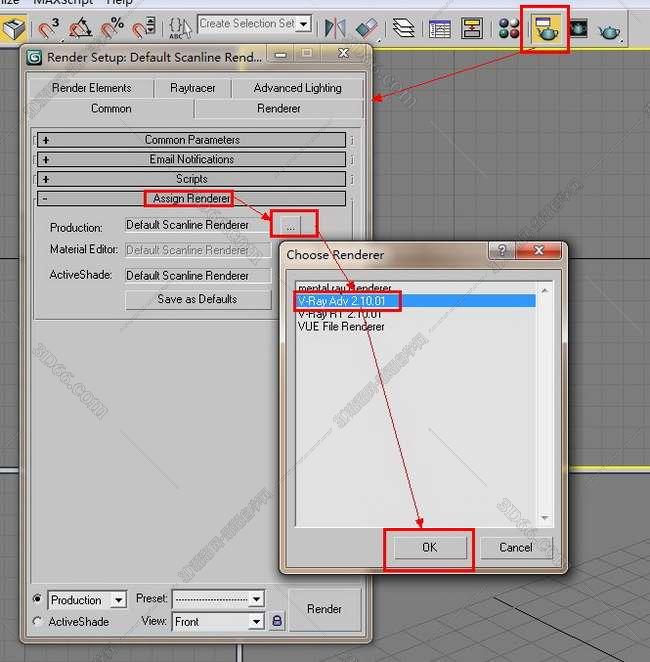 VRay 2.0【vr 2.0】 SP1 for 3dsmax2009 (64位) 中英文双语切换官方破解版安装图文教程