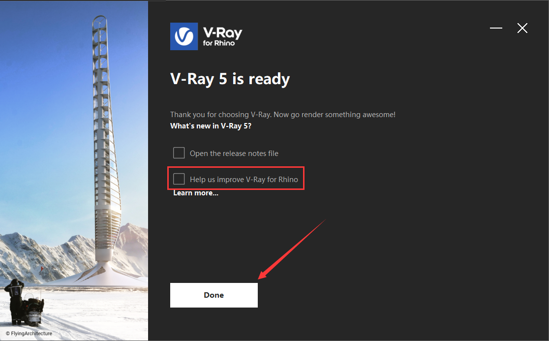 VRay 5.1 for Rhino 6.29-7.x【VR渲染器】中文破解版安装图文教程