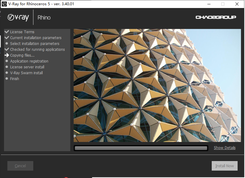 vray3.4 for rhino【支持rhino5】渲染器破解版安装图文教程