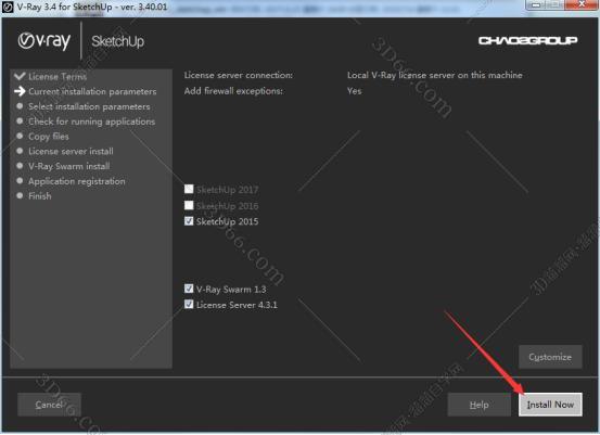 vray3.4 for sketchup【草图大师2015/2016/2017渲染器】中文破解版安装图文教程