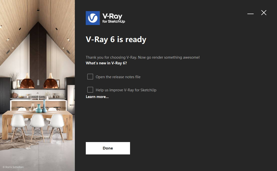 Sketchup Vray渲染器汉化破解版【VRay 6.00 for sketchup 2019-2022】下载 附安装教程安装图文教程