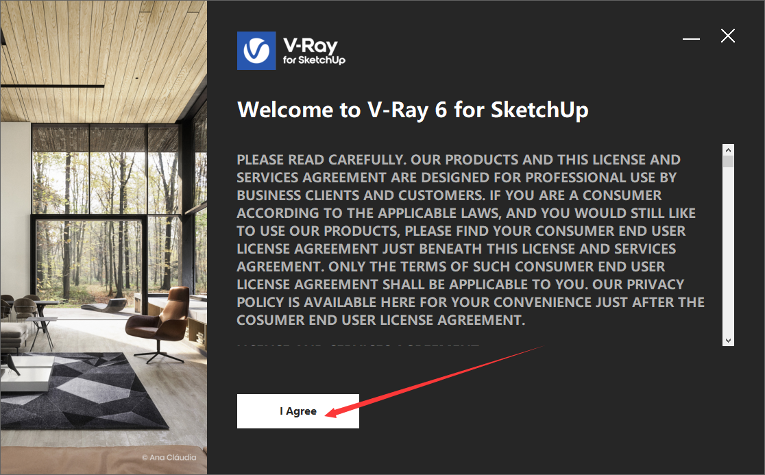 VRay 6.1 for SketchUp 2019-2023官方中文汉化版安装图文教程
