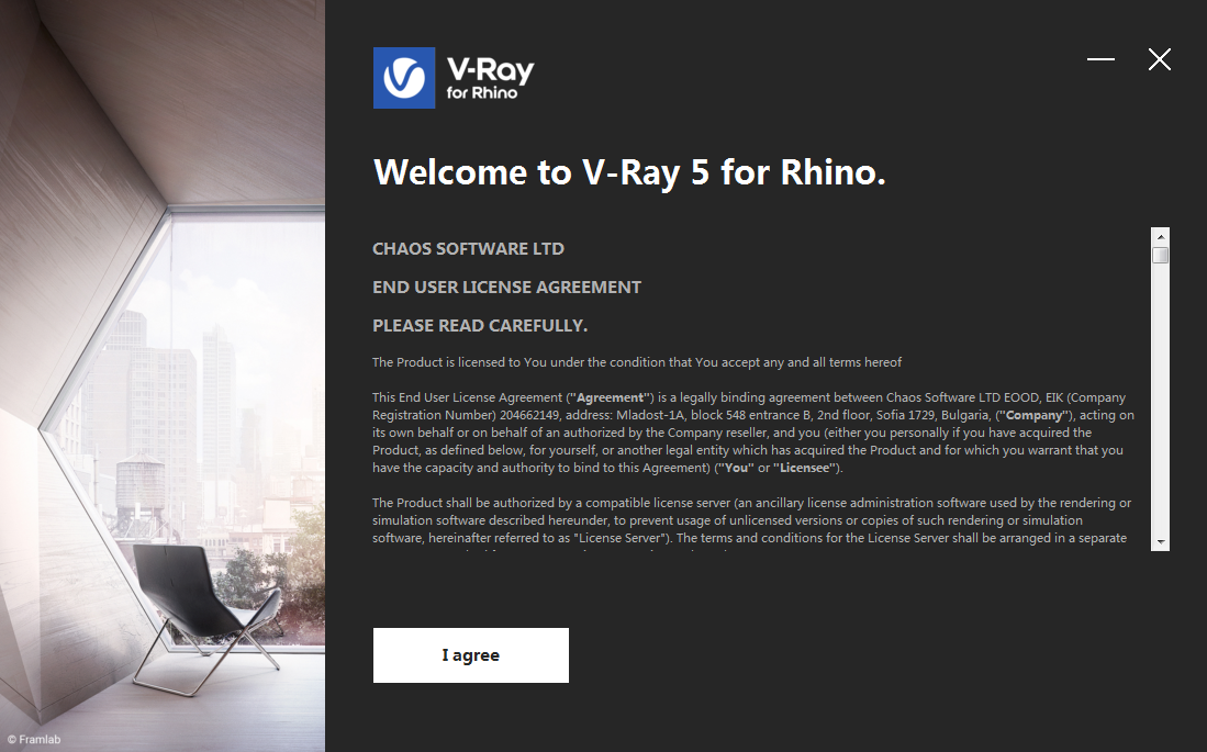 VRay 5.1 for Rhino 6.29-7.x【VR渲染器】中文破解版安装图文教程