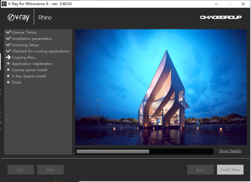 VRay 3.60.02 for Rhino 6 【附安装教程】汉化破解版安装图文教程