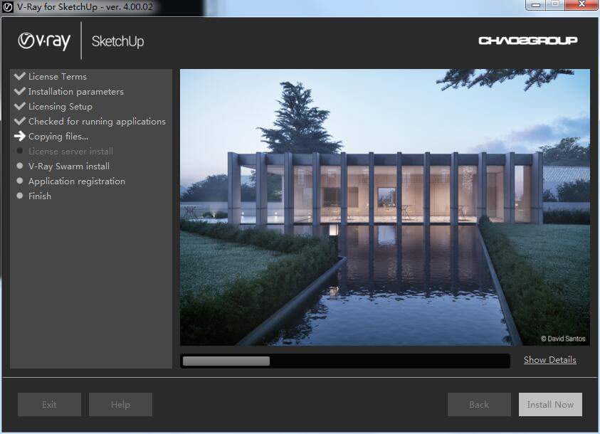 vray4.0 for sketchup【草图大师2016/2017/2018/2019渲染器】中文破解版安装图文教程
