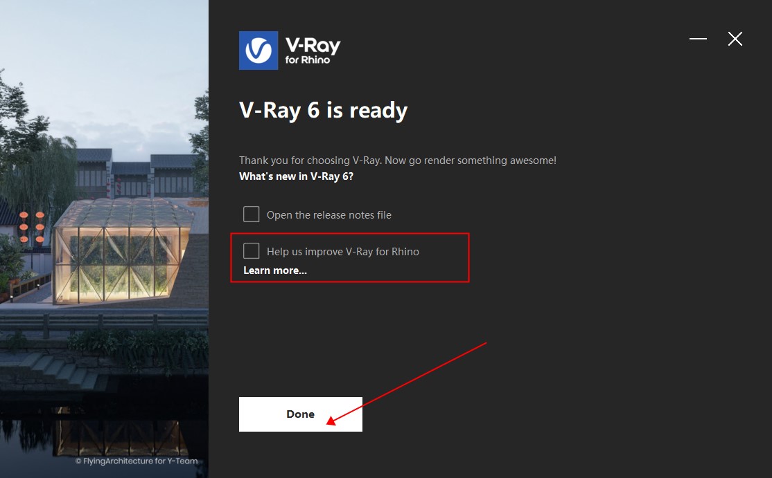 【犀牛rhino VRay渲染器】V-Ray 6.00.00 for Rhino 6/7/8破解版下载安装图文教程