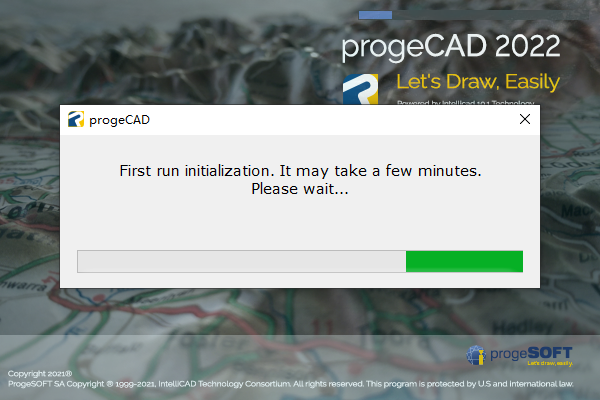 ProgeCAD 2022英文破解版（附安装教程）安装图文教程
