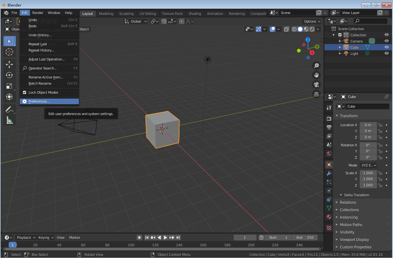 Blender 3D 2.91 官方免费版【Blender 2.91】中文版安装图文教程