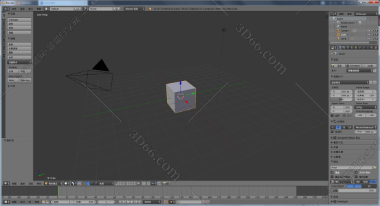 Blender 3D 2.79【Blender2.79破解版】汉化中文版