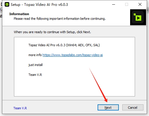 Topaz Video AI 6.0.3汉化激活版版安装图文教程