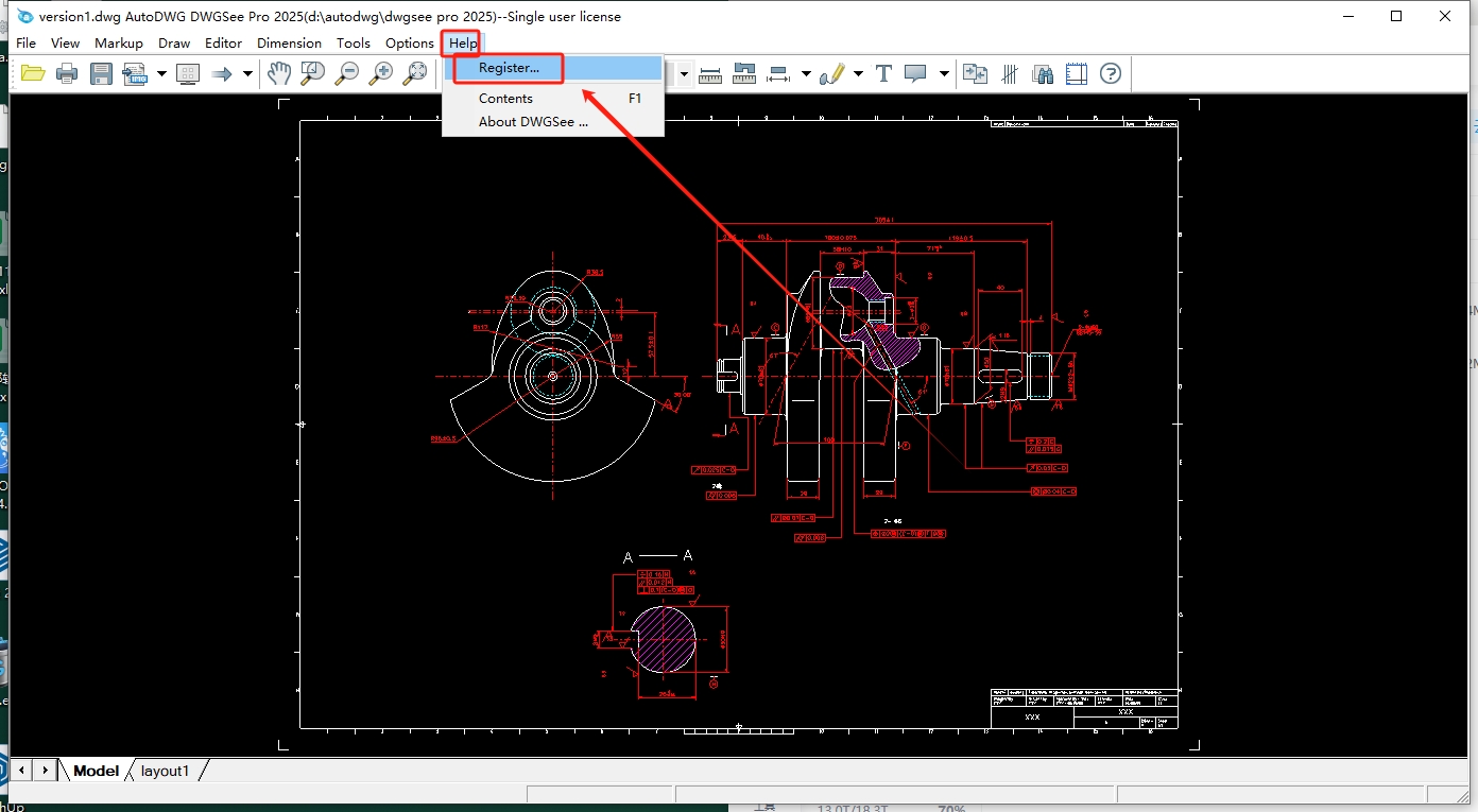 AutoDWG DWGSee pro 2025 v6.41免费破解版安装图文教程
