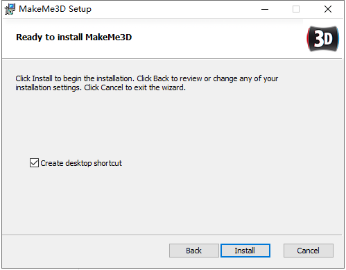 MakeMe3D 1.2.14【视频转换软件】英文破解版安装图文教程