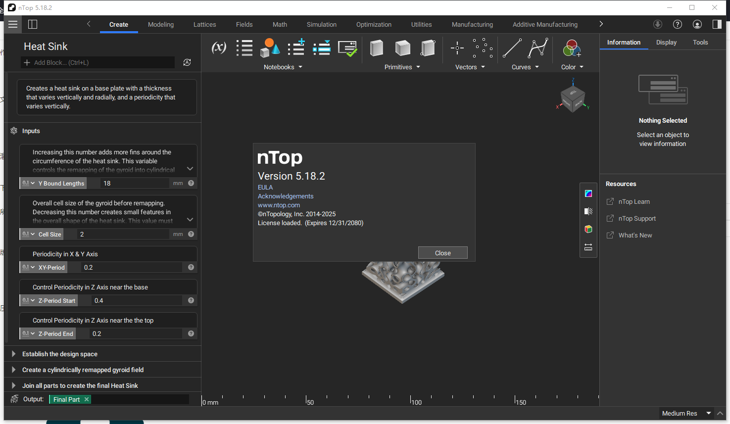 nTopology v5.18（ntopology安装教程）最新激活版