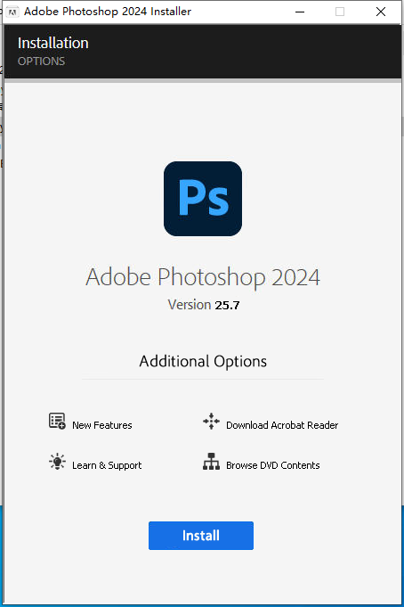 Adobe Photoshop 2024 v25.7.0 正式版_破解版安装图文教程