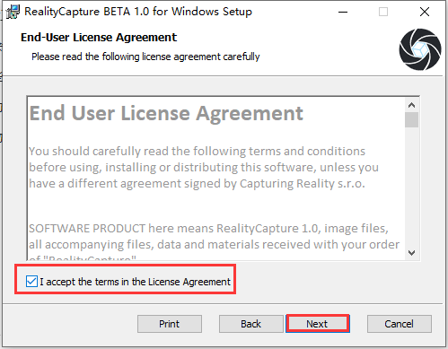 Reality Capture v1.0.3英文破解版安装图文教程