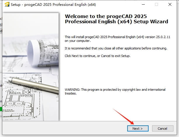 ProgeCAD 2025最新免费激活版+破解补丁安装图文教程