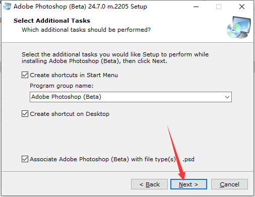 Adobe Photoshop Beta 24.7【内置Ai绘图功能】免费破解版附安装教程安装图文教程