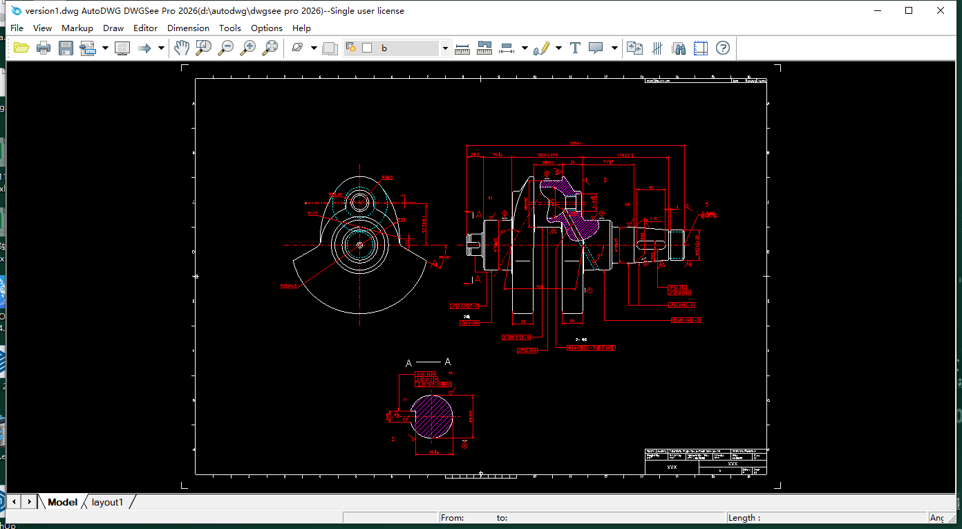 AutoDWG DWGSee Pro 2026 v6.51英文免费破解版