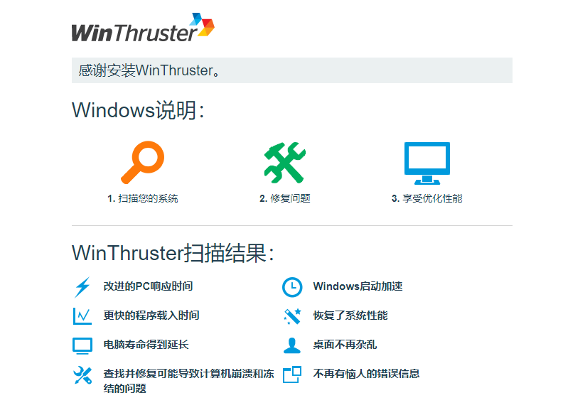Win Thruster 1.79【注册表清理工具】中文破解版安装图文教程