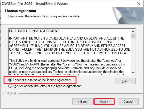AutoDWG DWGSee pro 2023 v6.01英文激活版安装图文教程