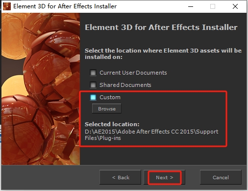 Element 3D v1.6.2【AE特效插件】E3D 免费破解版安装图文教程