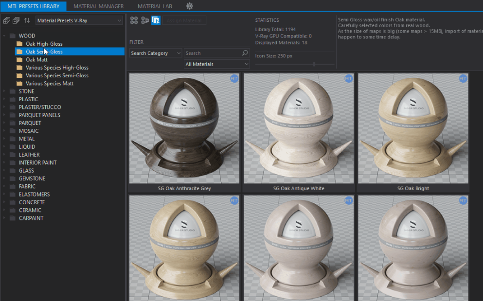 【XSMP材质库】XS Material Presets Studio V2.8.0 免费汉化版