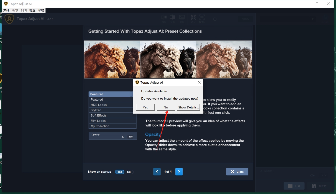 Topaz Adjust AI v1.0.5 汉化破解版安装图文教程