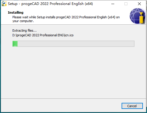 ProgeCAD 2022英文破解版（附安装教程）安装图文教程