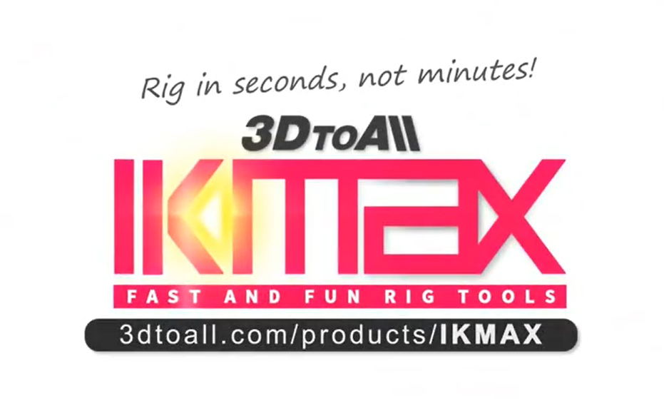 【3DMAX插件】一键IK绑定插件神器3DtoAll IKMAX v1.72 for 3ds Max 2015-2022破解版下载 【3DMAX插件】一键IK绑定插件神器3DtoAll IKMAX v1.72 for 3ds Max 2015-2022破解版下载