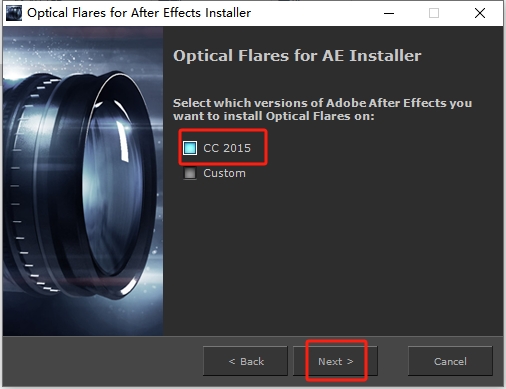 AE镜头光晕插件Optical Flaresv1.3.5 CS3-CC2015免费破解版下载安装图文教程