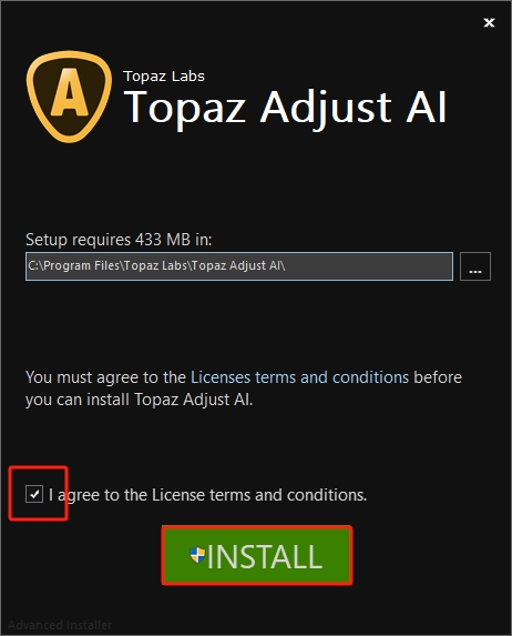 Topaz Adjust AI v1.0.5 汉化破解版安装图文教程