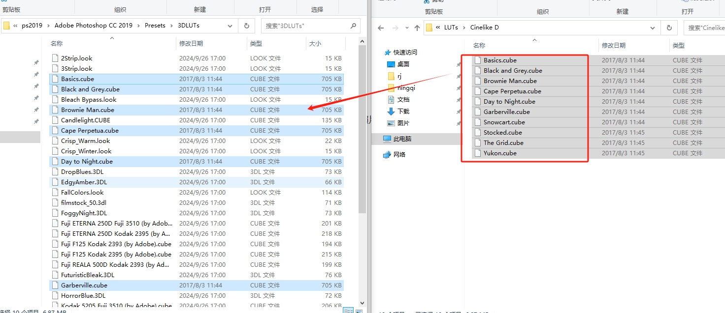 PS/AE/FCPX/达芬奇LUTs调色预设Neumann Films Gh5 Luts安装图文教程