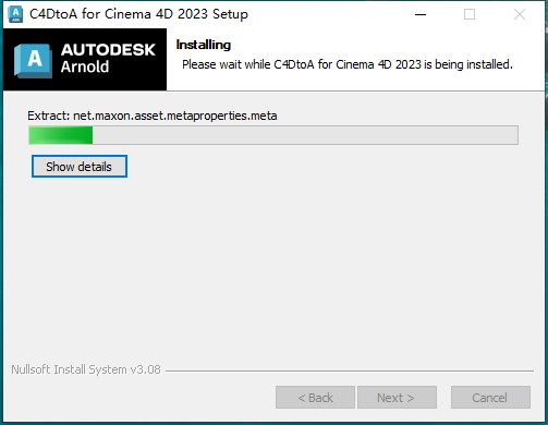 SolidAngle C4DtoA 4.6.51 for C4D R24-2024 英文破解免费版安装图文教程