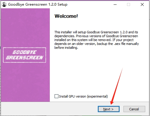 AE人工智能背景遮罩抠像颜色键控插件：Goodbye Greenscreen v1.2.0 CPU GPU 免费下载安装图文教程