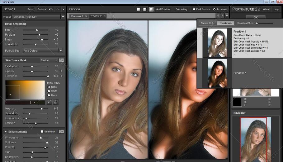 PS皮肤调色磨皮插件Imagenomic Portraiture 3 build 3035 Mac
