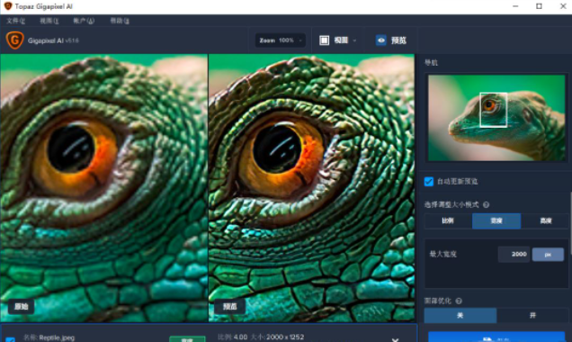 Topaz Gigapixel AI 6.2.0 英文版【Topaz Gigapixel AI 】英文破解版