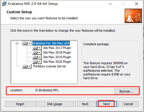 3DsMax粒子渲染插件：Krakatoa MX V2.9.0 For 2017-2020安装图文教程