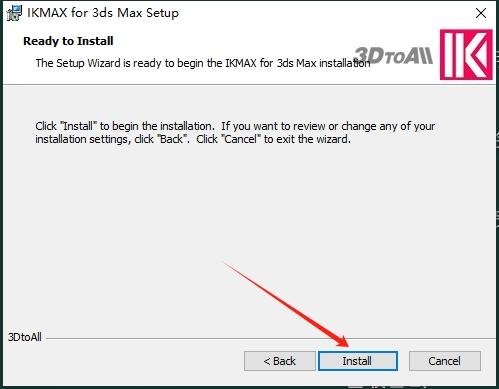 【3dmax快速绑定插件下载】3DS MAX模型快速绑定插件 3DtoAll IKMAX V2.0 for 3DS MAX 2015-2023破解版安装图文教程