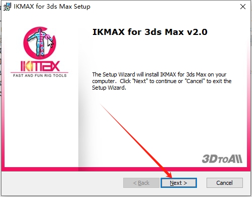 【3dmax快速绑定插件下载】3DS MAX模型快速绑定插件 3DtoAll IKMAX V2.0 for 3DS MAX 2015-2023破解版安装图文教程