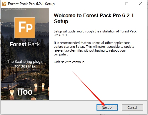 3dsMax种树插件：Forest Pack Pro v6.2.1 For 3dmax 2020安装图文教程