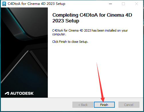 SolidAngle C4DtoA 4.6.51 for C4D R24-2024 英文破解免费版安装图文教程