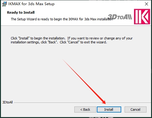 【3DMAX插件】一键IK绑定插件神器3DtoAll IKMAX v1.72 for 3ds Max 2015-2022破解版下载安装图文教程