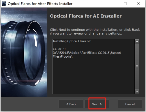 AE镜头光晕插件Optical Flaresv1.3.5 CS3-CC2015免费破解版下载安装图文教程