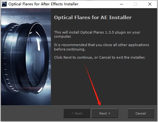 AE镜头光晕插件Optical Flaresv1.3.5 CS3-CC2015免费破解版下载安装图文教程