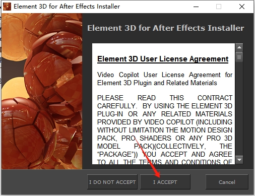 Element 3D v1.6.2【AE特效插件】E3D 免费破解版安装图文教程